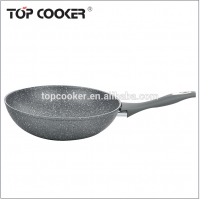 Aluminum Forged Marble Coating Wok Pan