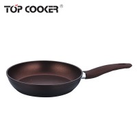 Forged aluminum diamond coating non stick fry pan